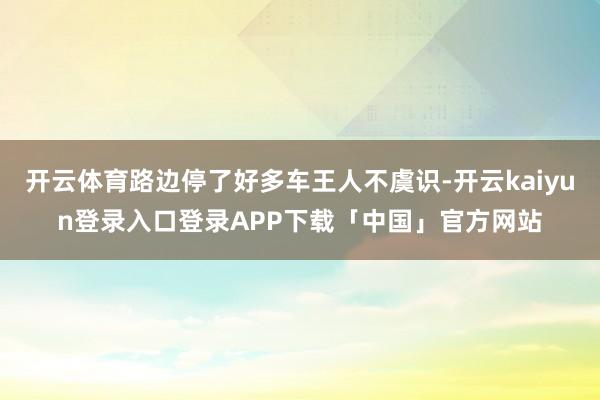 开云体育路边停了好多车王人不虞识-开云kaiyun登录入口登录APP下载「中国」官方网站